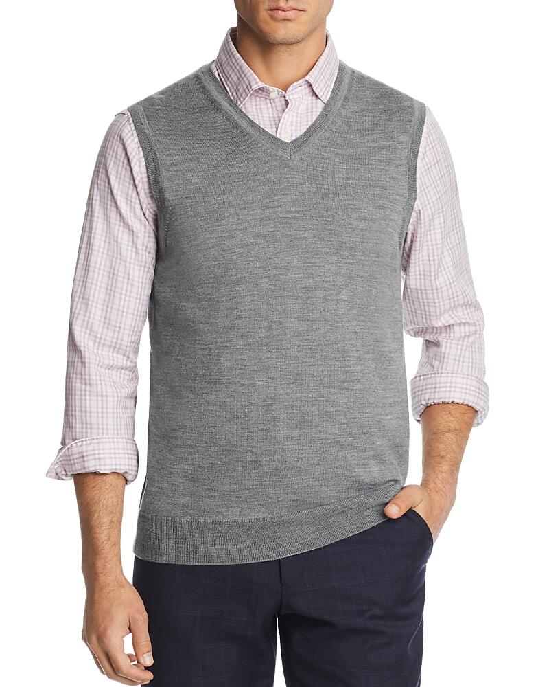 The Men's Store at Bloomingdale's V-Neck Merino Wool Vest - Exclusive Cover