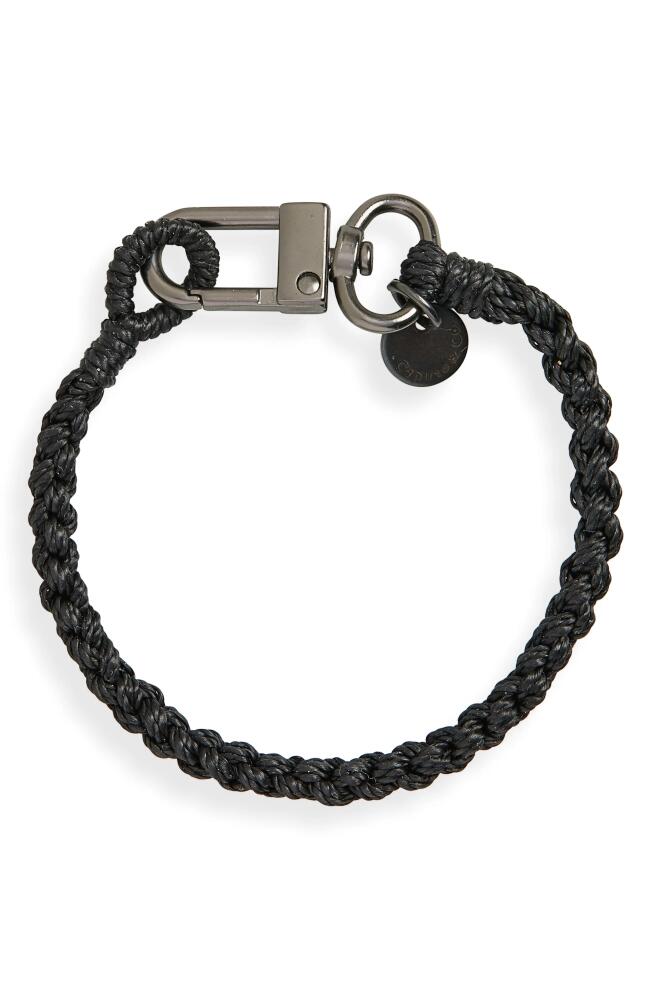 Caputo & Co. Men's Hand Braided Bracelet in Black Cover