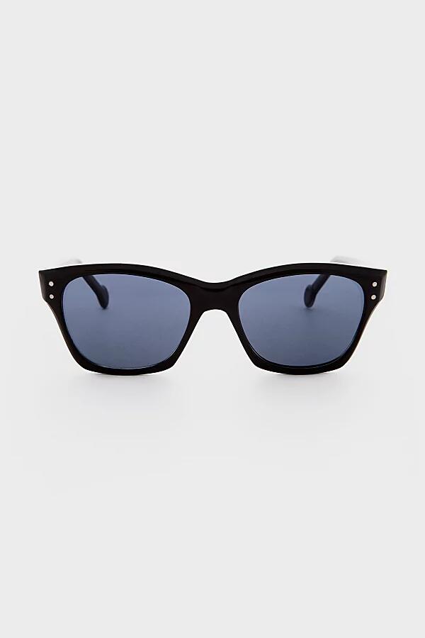 Sunglass Museum Vintage Classic Square Sunglasses in Black Cover