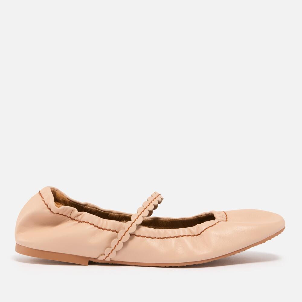 See By Chloé Women's Kaddy Leather Ballet Flats Cover