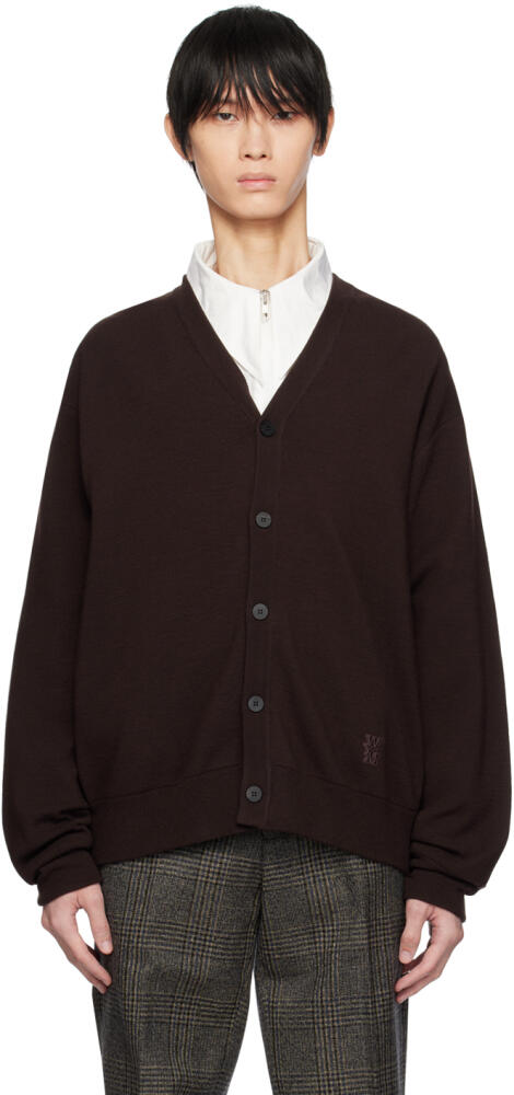 WOOYOUNGMI Brown Buttoned Cardigan Cover