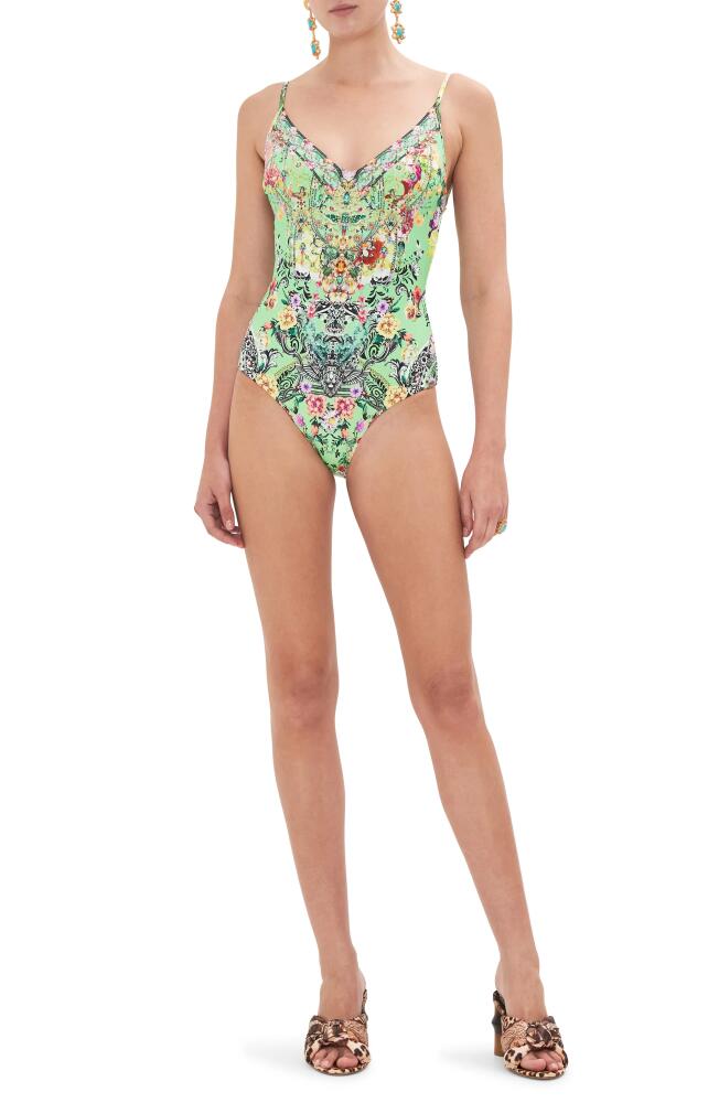 Camilla Porcelain Dream Underwire One-Piece Swimsuit Cover