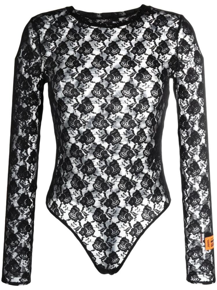 Heron Preston sheer lace bodysuit - Black Cover