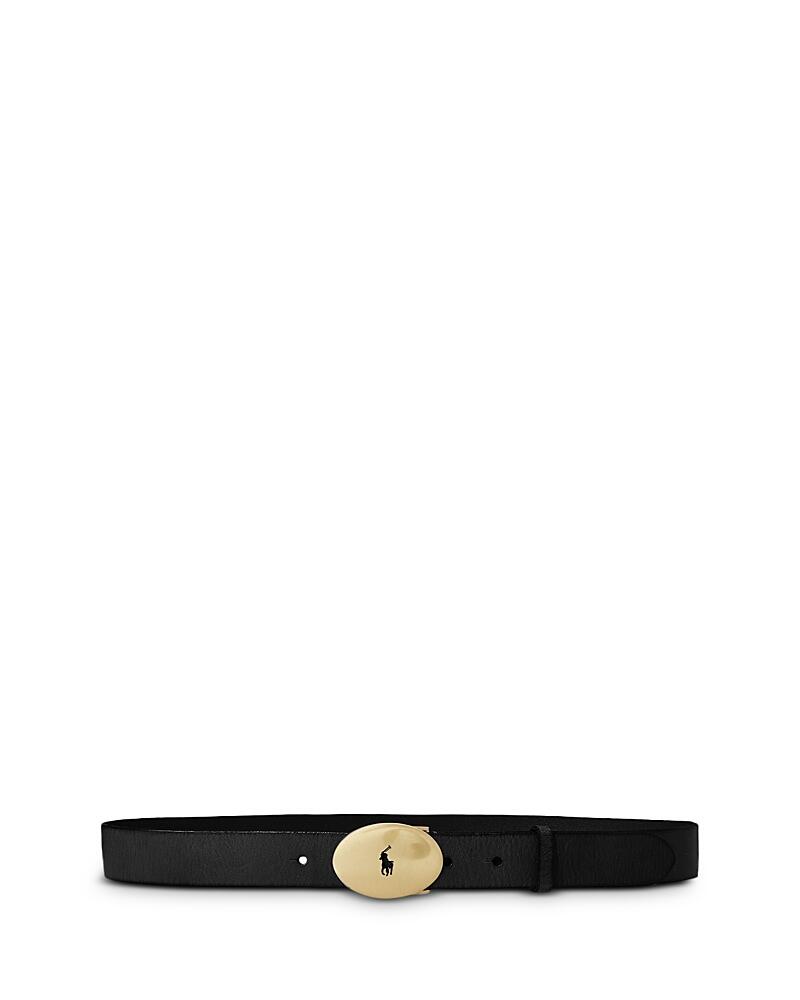 Polo Ralph Lauren Oval Buckle Leather Belt Cover