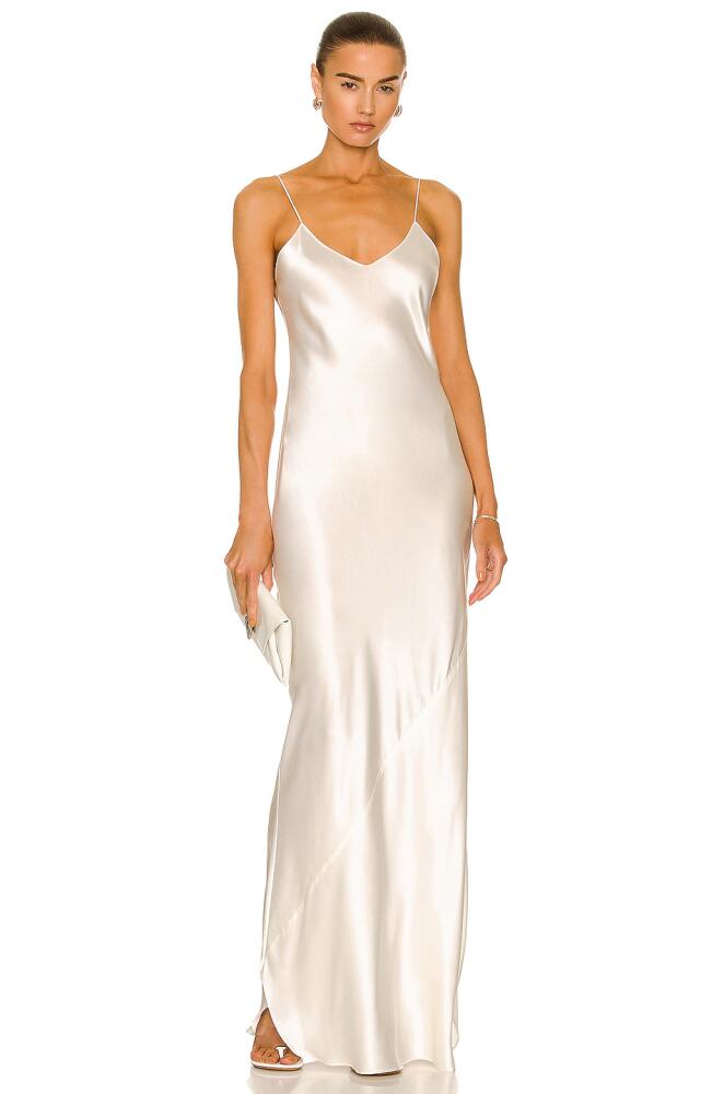 NILI LOTAN Cami Gown in Ivory Cover