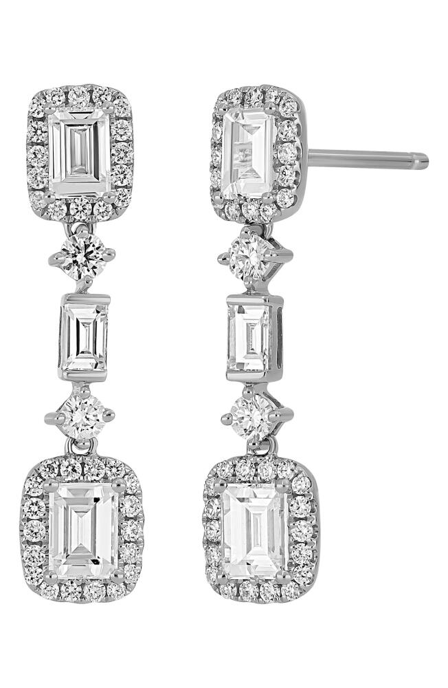 Bony Levy El Mar Diamond Drop Earrings in 18K White Gold Cover