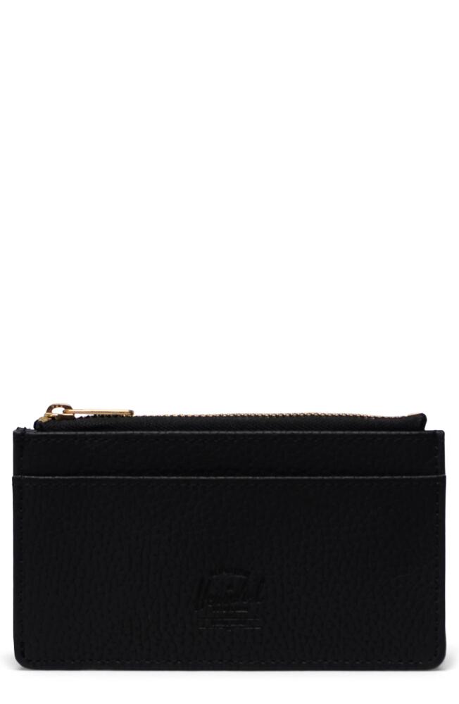 Herschel Supply Co. Oscar II Vegan Leather RFID Wallet in Black Cover