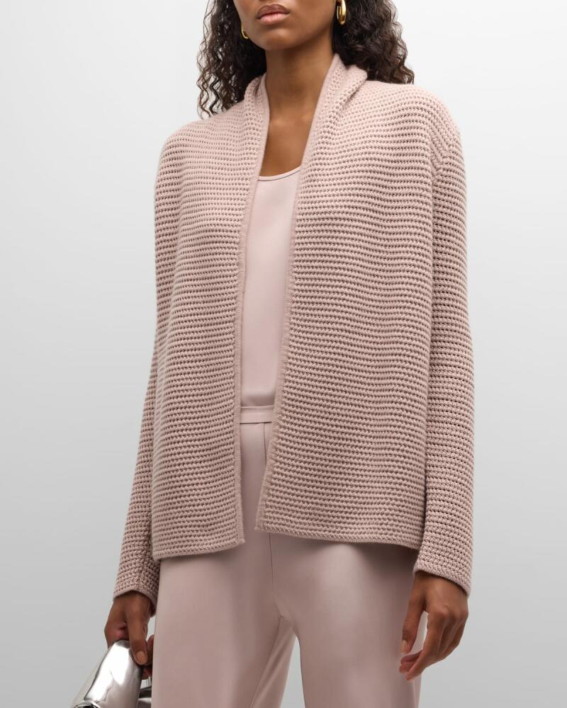 TSE Cashmere Textured Cashmere-Silk Cardigan Cover