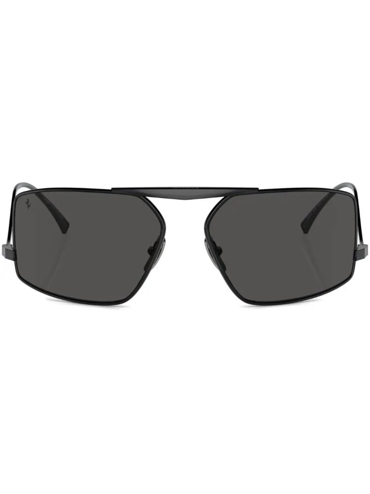 Ferrari rectangle-frame sunglasses - Black Cover