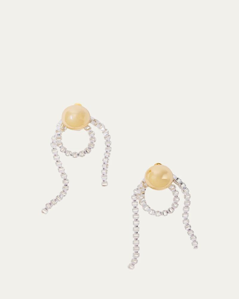 PEARL OCTOPUSS.Y Chain Loop Earrings Cover