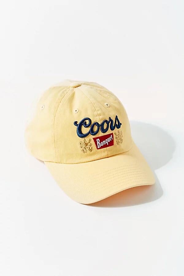 American Needle Coors Banquet Dad Hat in Yellow Cover