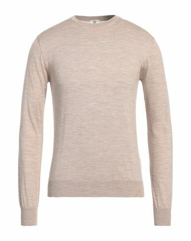 Luigi Borrelli Napoli Man Sweater Light brown Merino Wool, Silk, Cashmere Cover