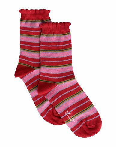 Paul Smith Woman Socks & Hosiery Red Organic cotton, Polyamide, Elastane Cover