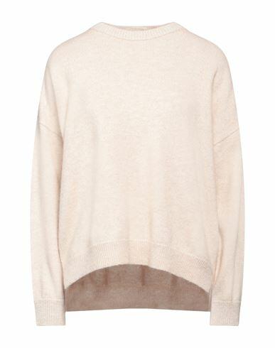 Peserico Woman Sweater Beige Virgin Wool, Silk, Cashmere, Metallic fiber Cover