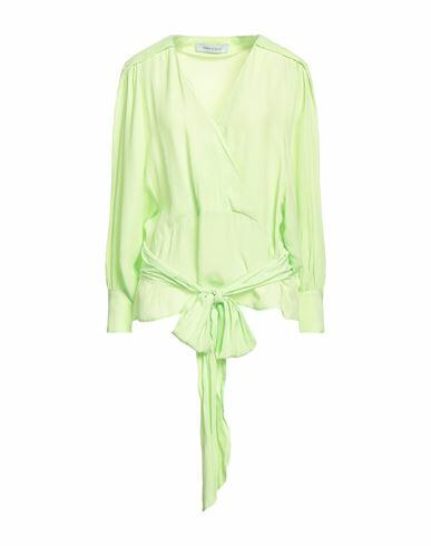 Emma & Gaia Woman Shirt Light green Acetate, Viscose Cover