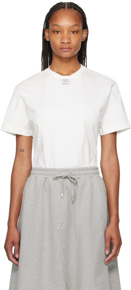 ADER error White Langle T-Shirt Cover