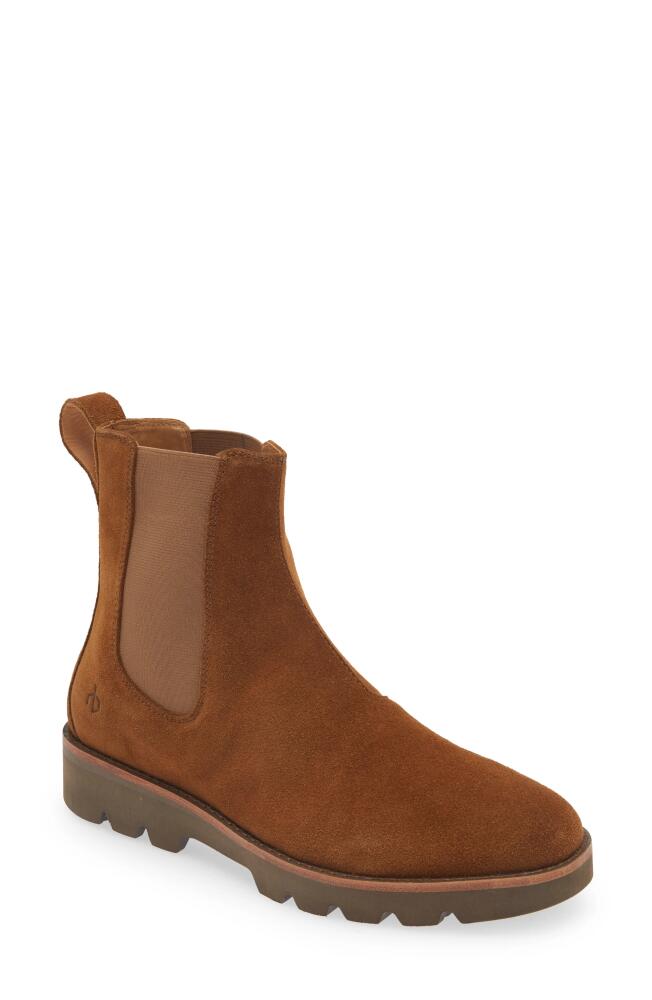 rag & bone Bedford Lugged Chelsea Boot in Walnut Brown Suede Cover