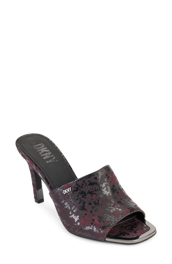 DKNY Bronx Slip-On Mule Sandal in Bordeaux Cover