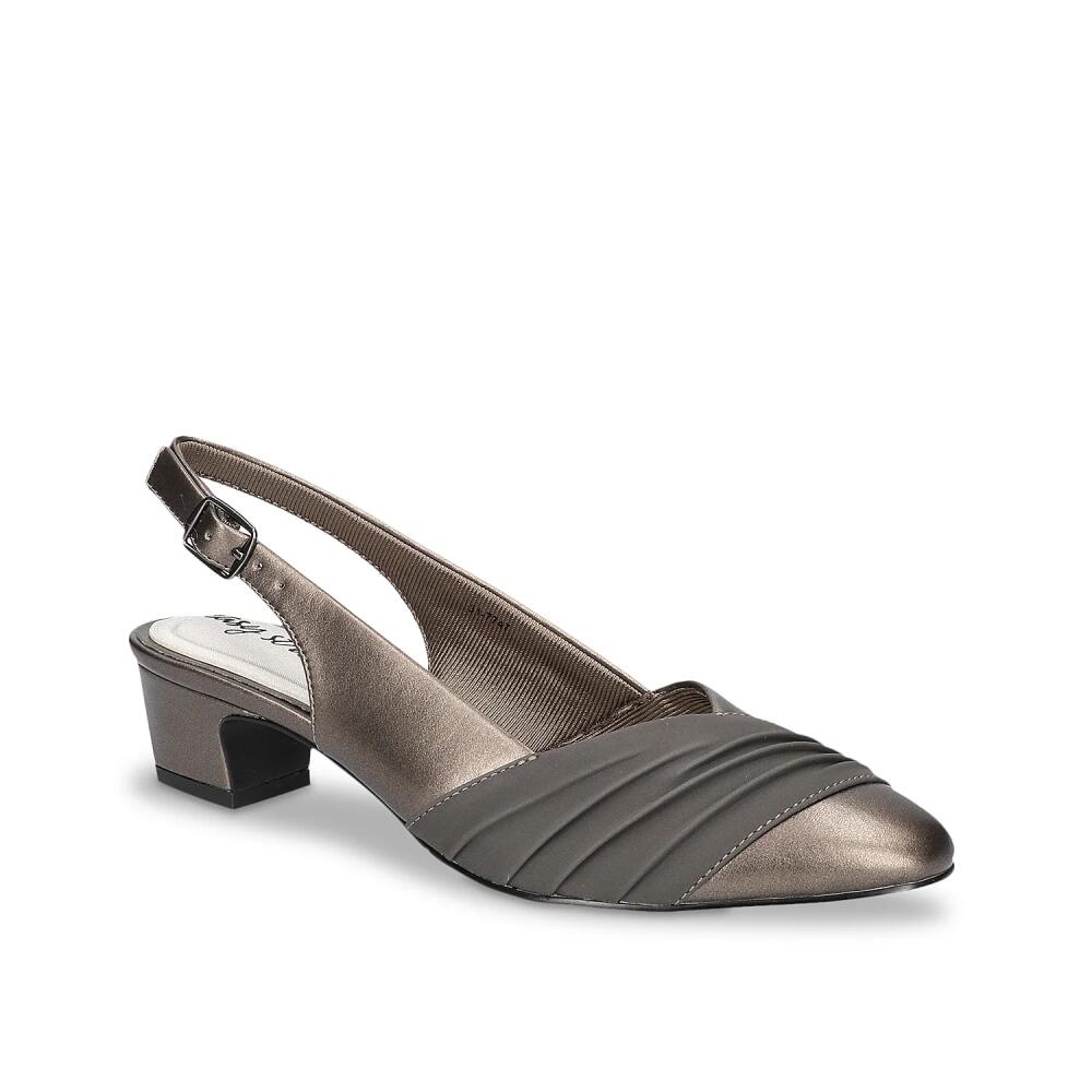 Easy Street Bates Pump | Women's | Pewter Metallic Cover