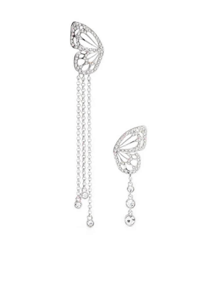 Maje butterfly-motif drop earrings - Silver Cover