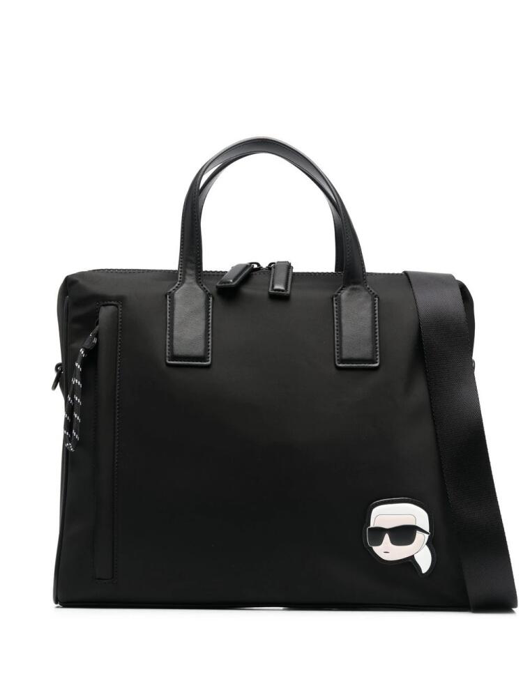 Karl Lagerfeld Ikon 2.0 briefcase - Black Cover