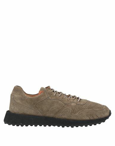 Buttero Man Sneakers Khaki Soft Leather Cover