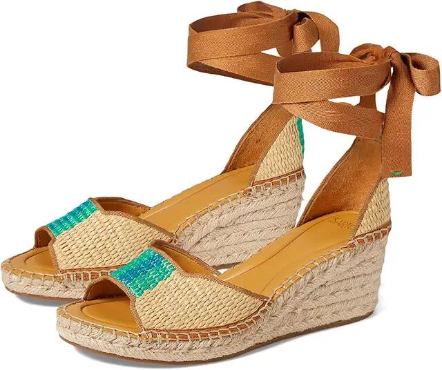 Franco Sarto Casey Wedge Espadrille Sandal (Natural Beige) Women's Sandals Cover