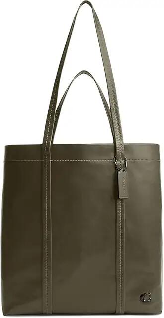 COACH Hall Tote 33 (Army Green) Bags Cover