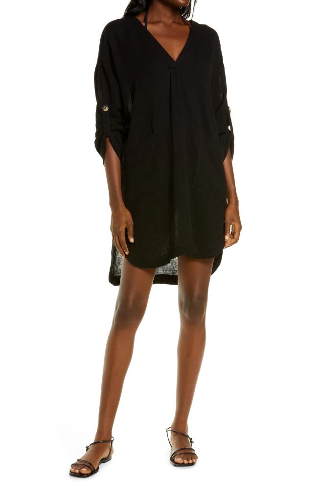 Seafolly Essential Cover-Up in Black Cover