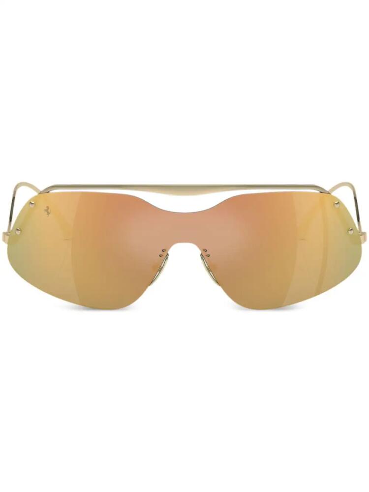 Ferrari oversized frame sunglasses - Gold Cover