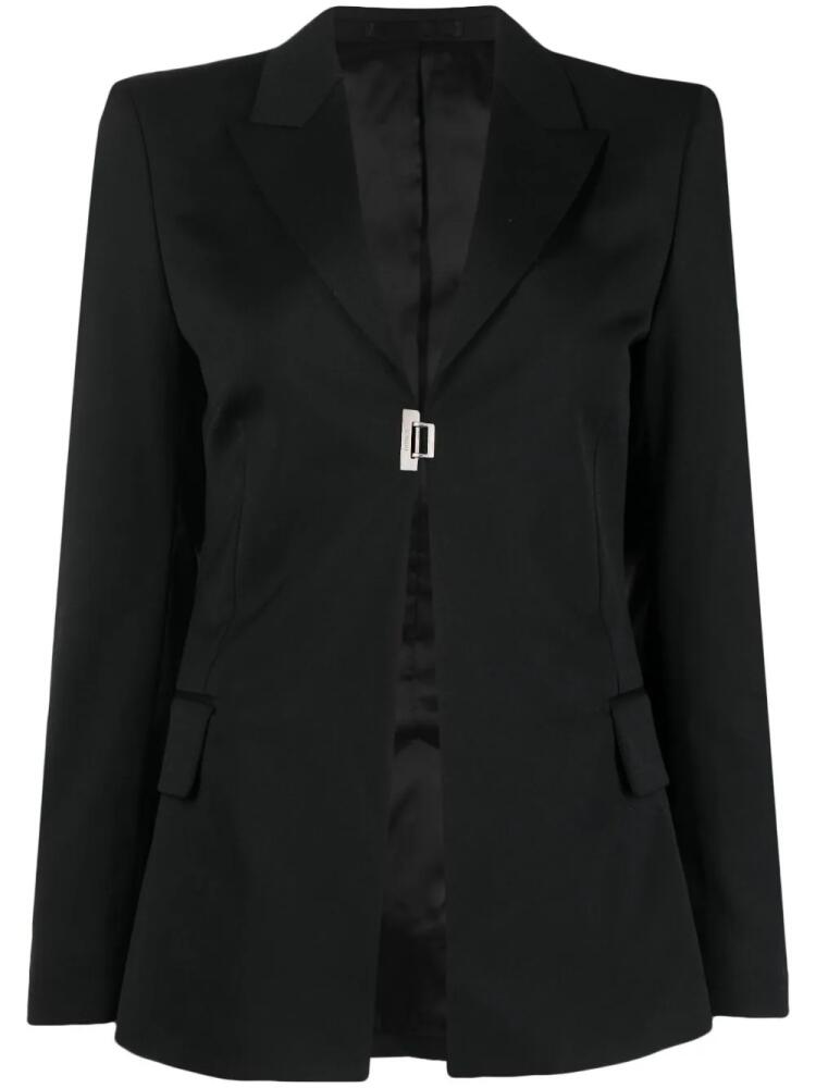 Filippa K buckle-fastening blazer - Black Cover