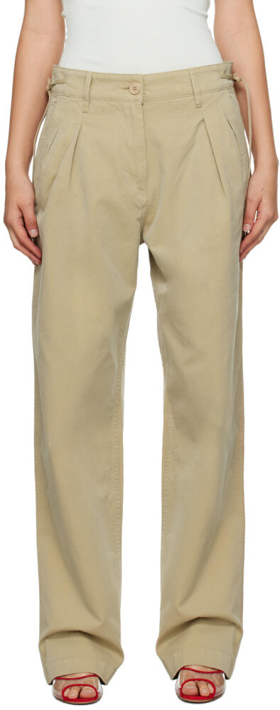 Saks Potts Beige Johan Trousers Cover