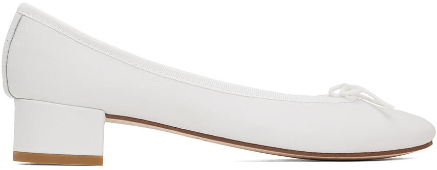 Repetto White Camille Heels Cover