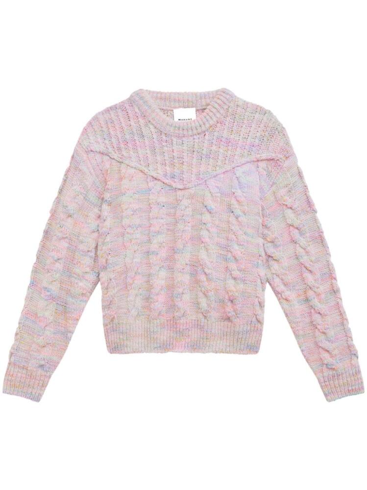 MARANT Fedor cable-knit sweater - Pink Cover