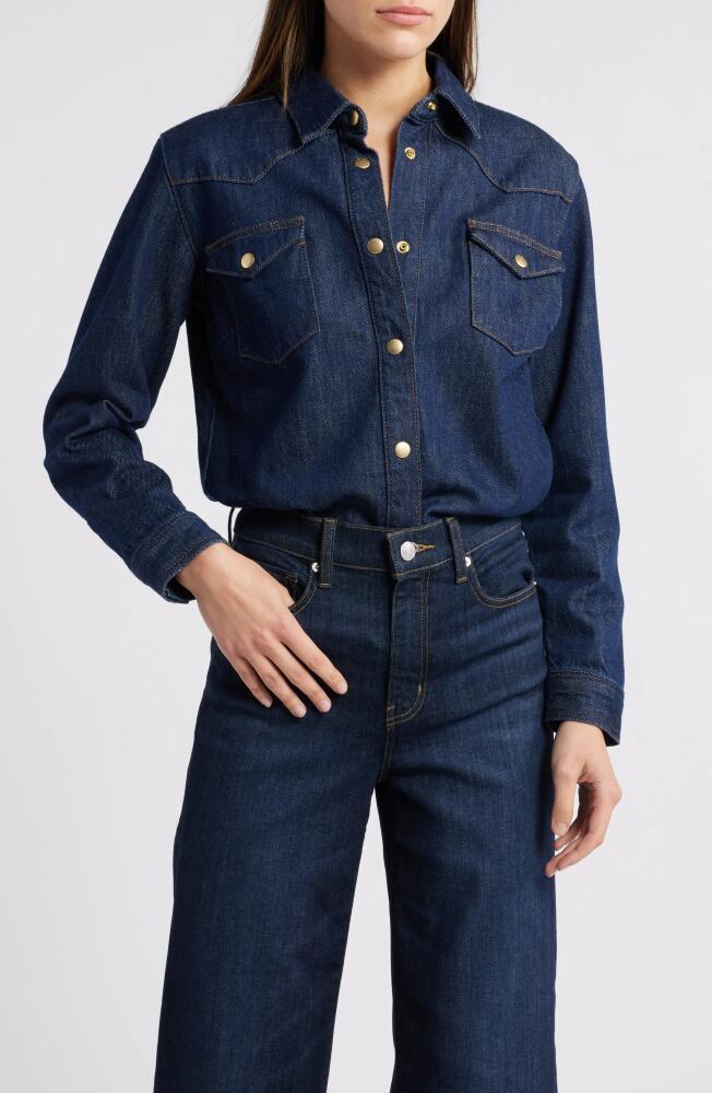 FRAME Heritage Denim Shirt in Rinse Cover