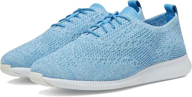 Cole Haan 2.Zerogrand Stitchlite Oxford (Azure Blue/Oxford Blue Pretwisted Knit/Optic White) Women's Shoes Cover