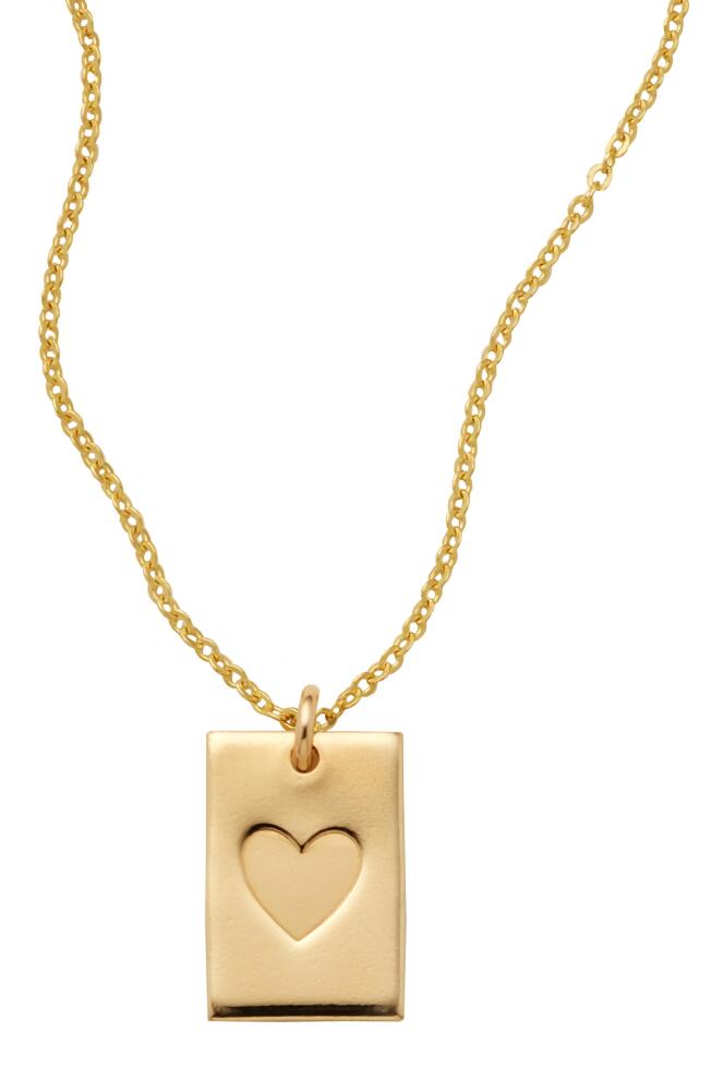 MADE BY MARY Good Vibes Daisy Pendant Necklace in Gold Heart Cover