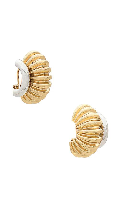 Demarson Lexi Earrings in Metallic Gold Cover