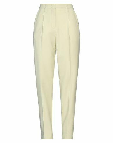 Dorothee Schumacher Woman Pants Light green Polyester, Wool, Elastane Cover