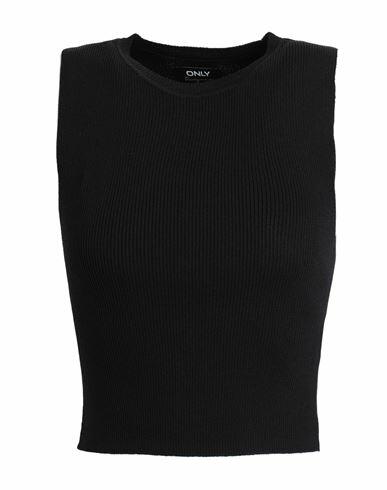 Only Woman Top Black Viscose, Nylon Cover