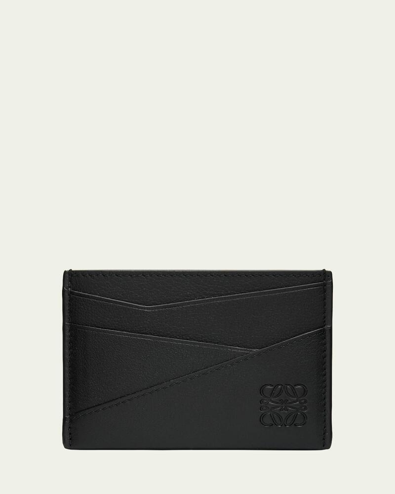 Loewe Men's Puzzle Calfskin Card Holder Cover