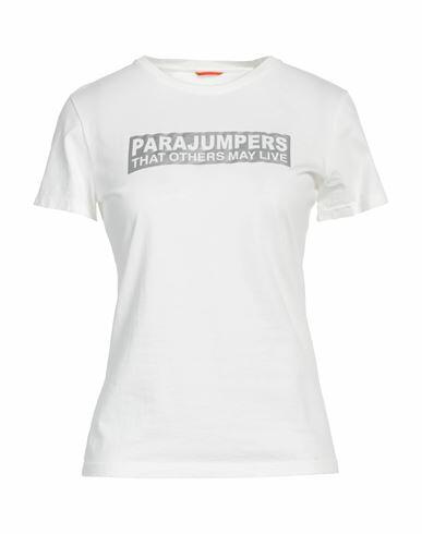 Parajumpers Woman T-shirt Off white Cotton Cover