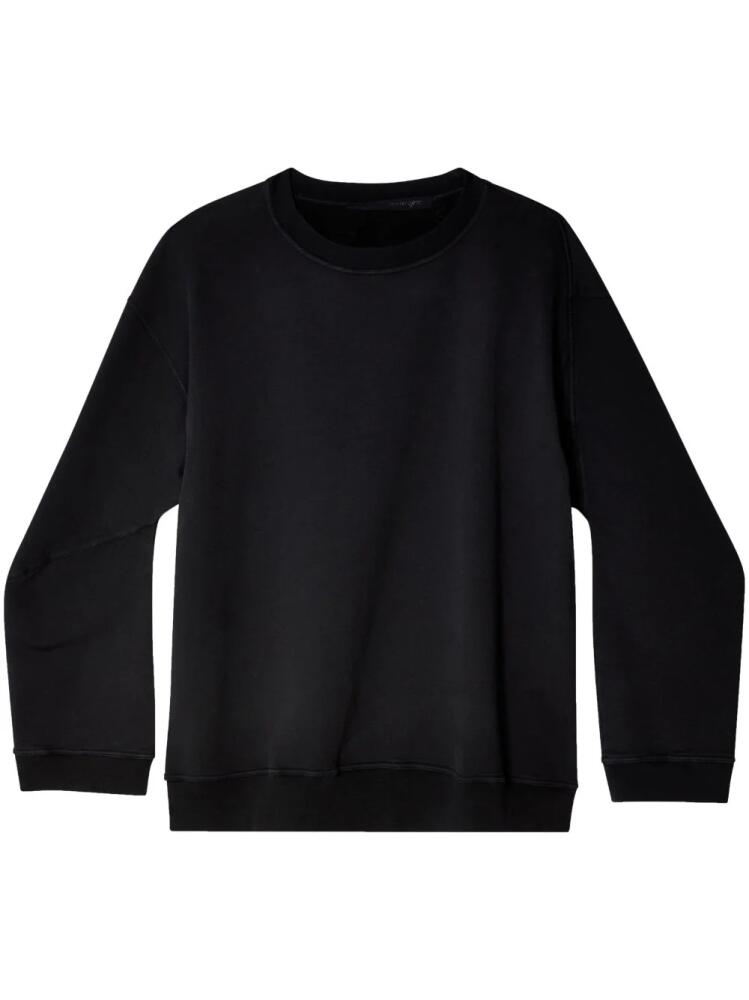 marina yee crew-neck drop-shoulder sweatshirt - Black Cover