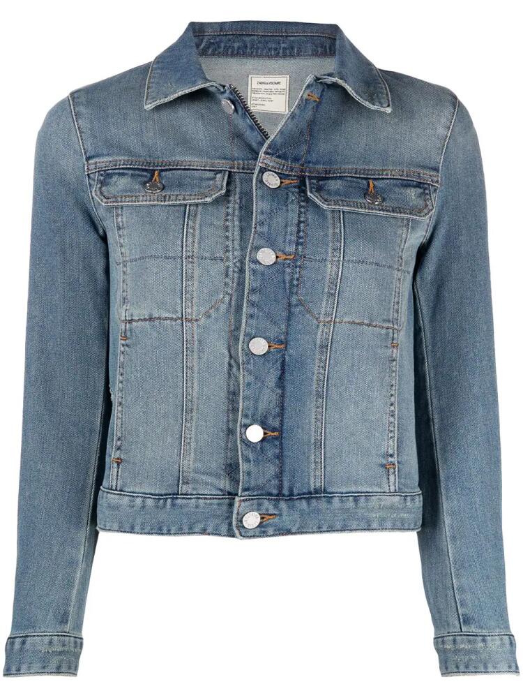 Zadig&Voltaire button-front denim jacket - Blue Cover