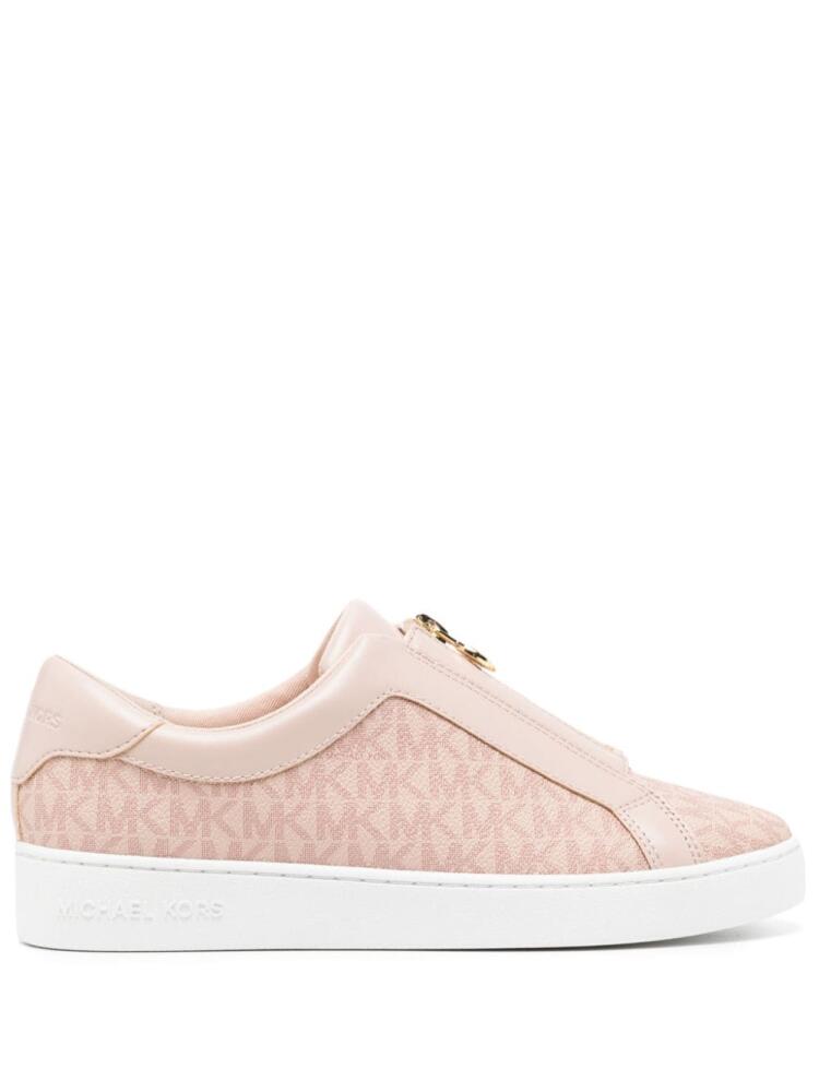 Michael Kors Keaton logo-print sneakers - Pink Cover