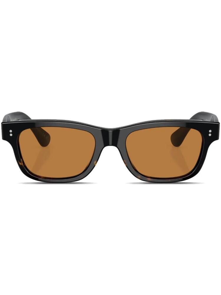 Oliver Peoples Rosson rectangular-frame sunglasses - Black Cover