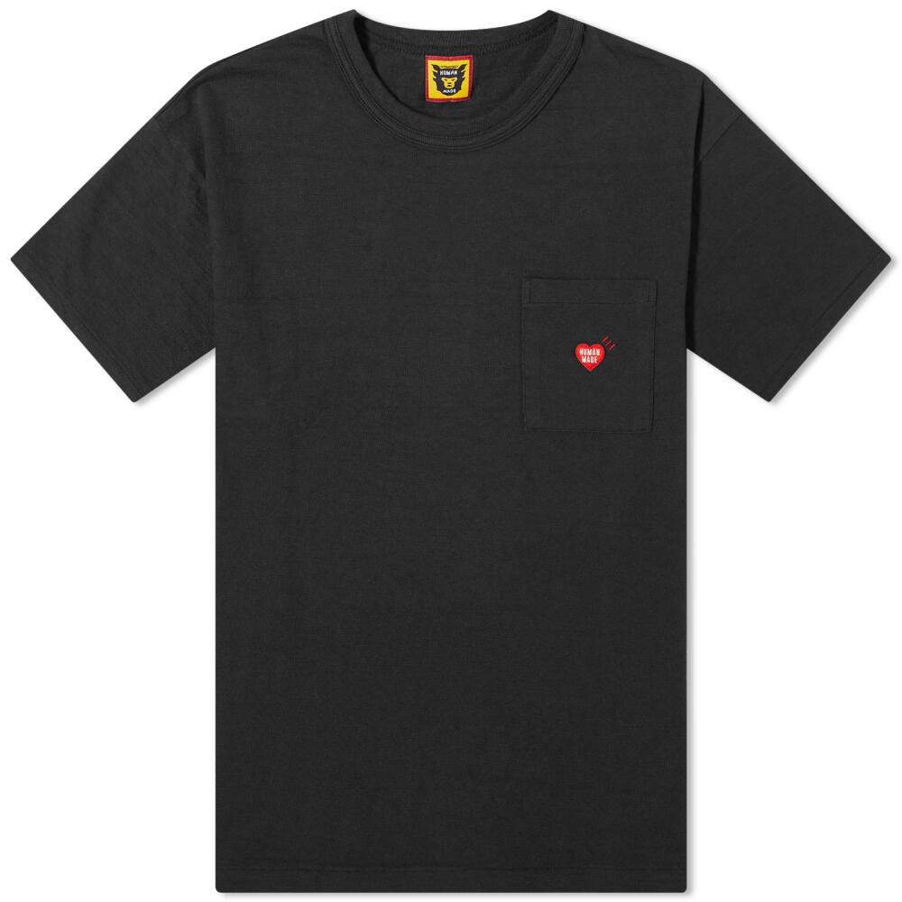 Human Made Men's Heart Pocket T-Shirt in Black Cover