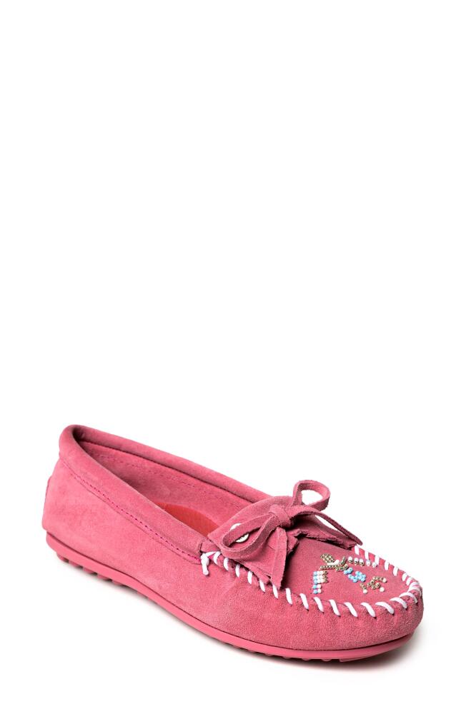 Minnetonka x Lucie Skjefte Thunderbird 'Animikii' Slipper in Pink Cover