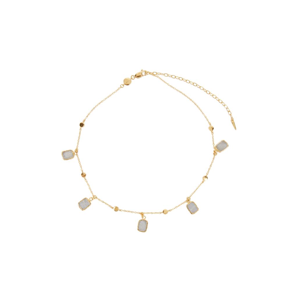 Missoma Moonstone Lena 18kt Gold Vermeil Choker - White Cover