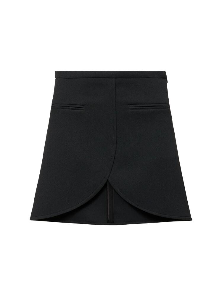 COURREGES Ellipse Twill Mini Skirt Cover